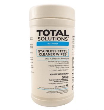 Stainless Steel Cleaner Wipes 40 Count