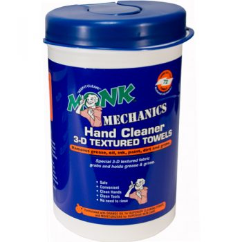 Monk Mechanics Hand Cleaner Towels 72 Count