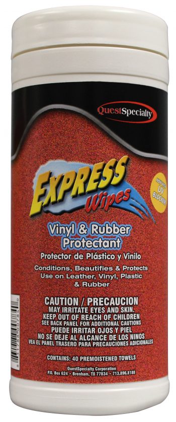 Express Wipes Vinyl & Rubber Protectant