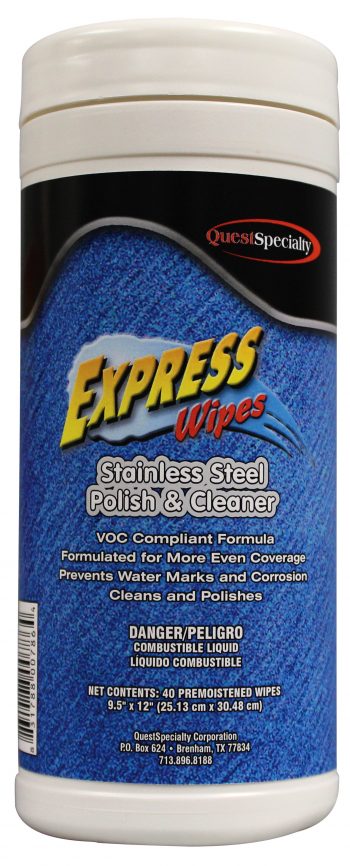 Express Wipes Stainless Steel Polish Cleaner