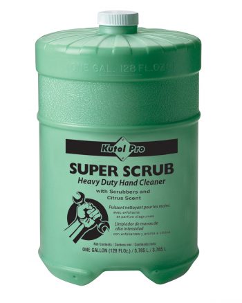 Super-Scrub With Scrubbers Flat Top Gallons