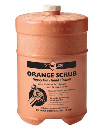 Orange Scrub with Natural Scrubbers – Flat Top