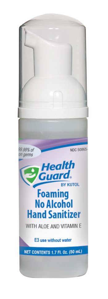 Foaming No Alcohol Hand Sanitizer 50 ML Pump Bottle