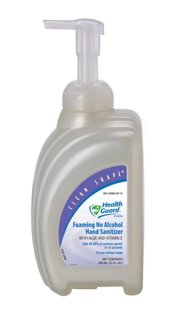 Foaming No Alcohol Hand Sanitizer Clean Shape