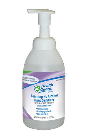 Foaming No Alcohol Hand Sanitizer 18 oz. Pump Bottles