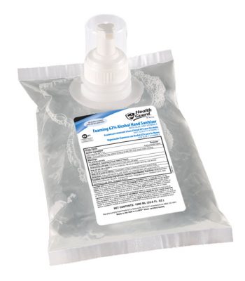 Foaming 62% Alcohol Hand Sanitizer 1000 ML Pouches