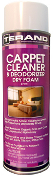 Carpet Cleaner and Deodorizer – Dry Foam