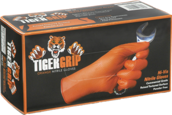 TIGERGRIP Orange Nitrile Gloves