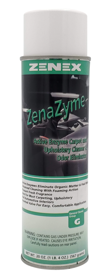 ZenaZyme Active Enzyme Carpet and Upholstery Cleaner & Odor Eliminator – Inverted Spray