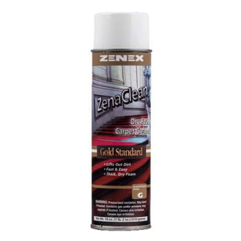 ZenaClean Thick Dry Foaming Carpet Cleaner – Inverted Spray