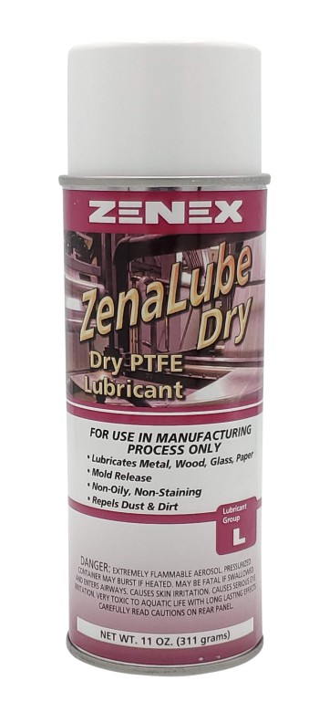 ZenaLube Dry PTFE PTFE Lubricant and Release Agent