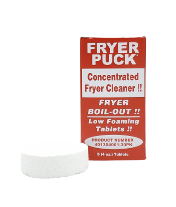 30PK Fryer Puck® Fryer Boil-Out Deep Fryer Cleaner Tablets