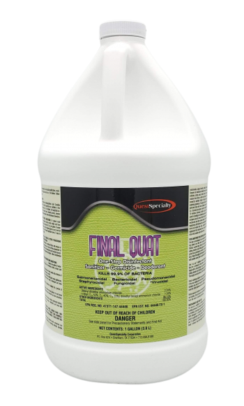 FINAL QUAT One-Step Disinfectant-Sanitizer-Germicide-Deodorant (No-Rinse)