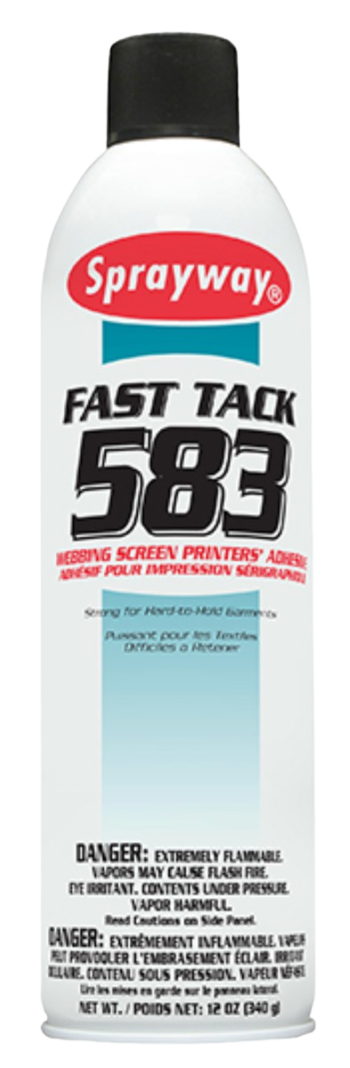 FAST TACK 583 WEBBING SCREEN PRINTERS’ ADHESIVE