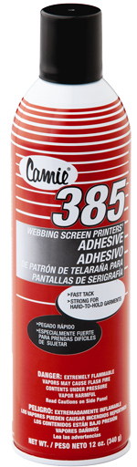 WEBBING SCREEN PRINTERS’ ADHESIVE