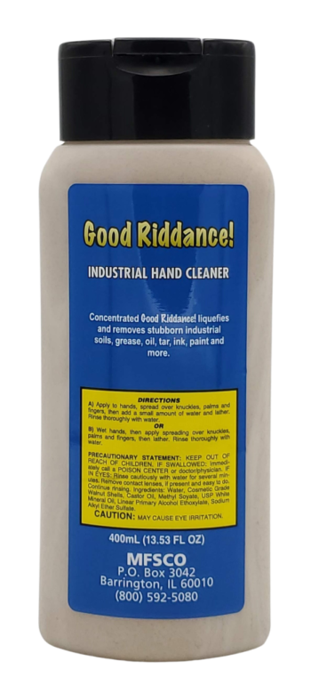 GOOD RIDDANCE Simply the Best Hand Cleaner Ever Made